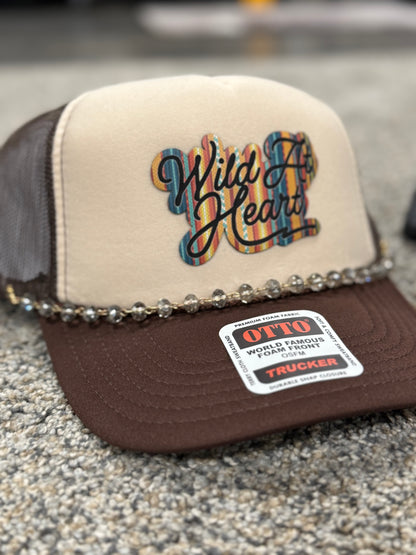 Wild At Heart Serape Patch Trucker Hat