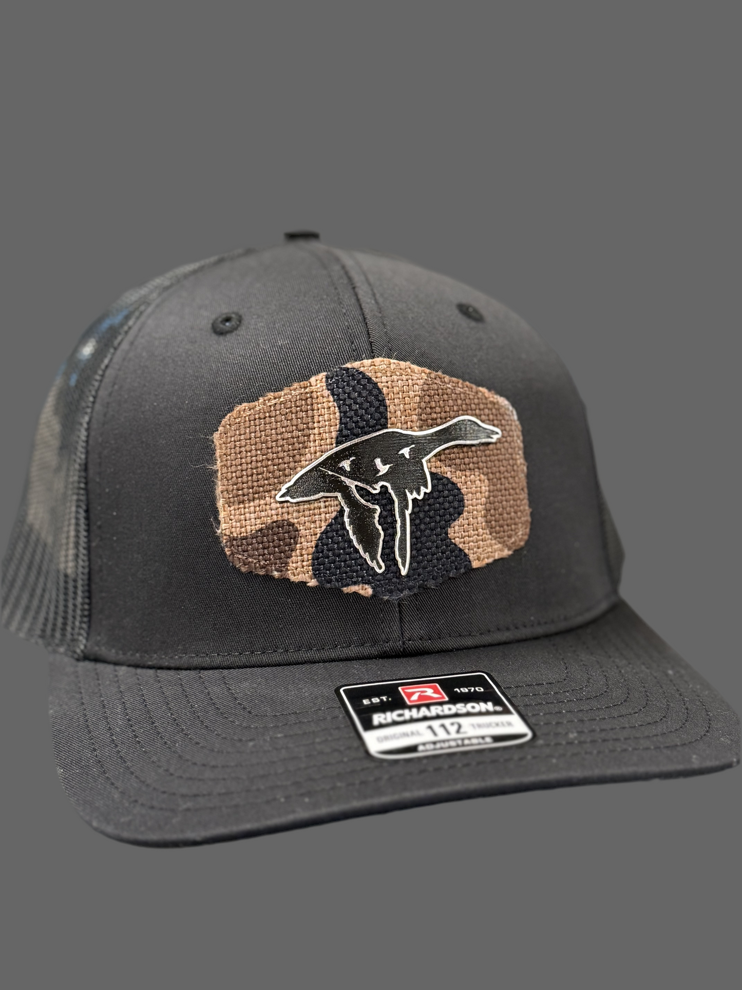 Waterfowl Hunting Hat - Duck Camo and Chrome