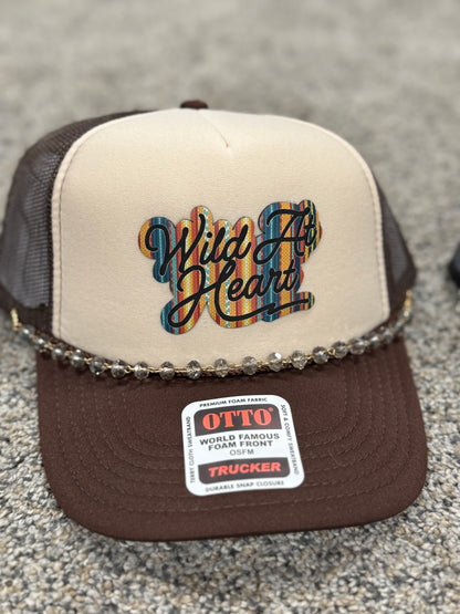 Wild At Heart Serape Patch Trucker Hat